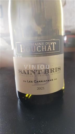 Burgundi Saint-Bris Domaine Bouchat Les Carriatans 2021