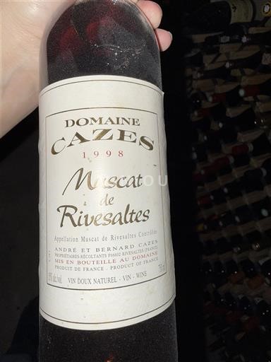 Roussillon Muscat de Rivesaltes Domaine Cazes Grande Réserve 1998
