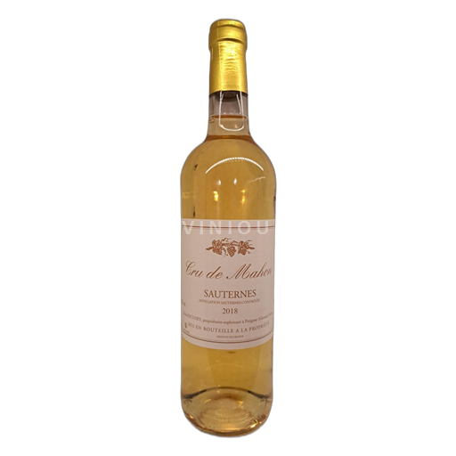 Bordeaux Sauternes - Escudey Cru de Mahon 2018