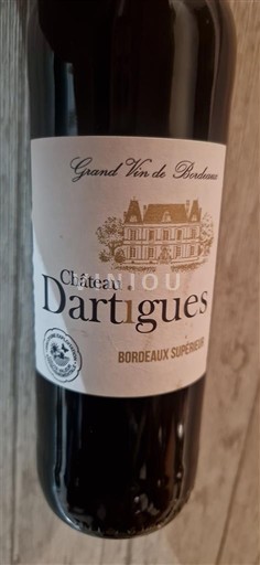 Burdeos Bordeaux superior Château Dartigues 2022