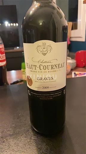 Bordéus Graves Château Haut-Courneau 2009