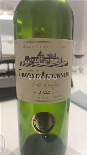 Burdeos Côtes-de-Bordeaux Graves Ardonneau Tradition 2022