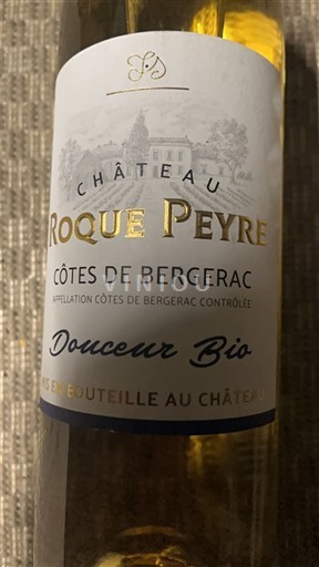 Sydvestfrankrig Côtes-de-bergerac Château Roque Peyre Douceur Bio 2020