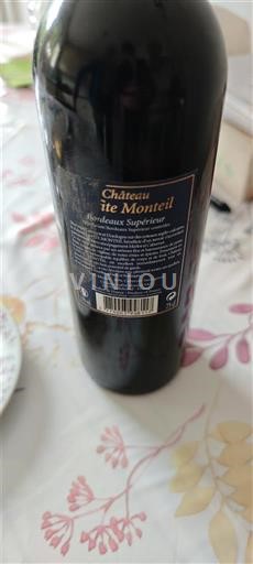 Bordeaux Bordeaux Supérieur Château Cote Monteil Niet-geïntegreerd