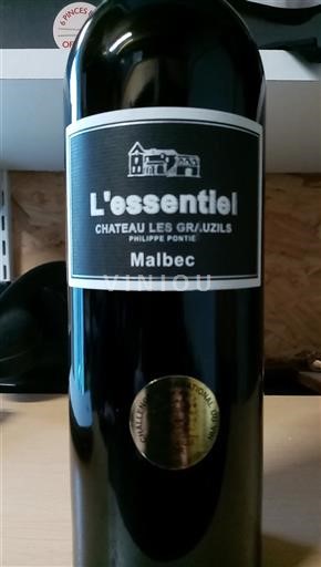 Sydvestfrankrig Cahors Château Les Grauzils L'essentiel Ikke årgangsbestemt