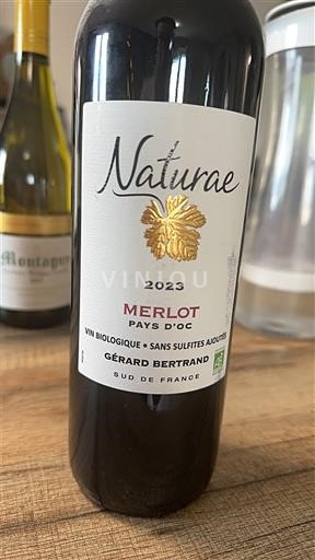 Languedoc-Roussillon Pays d'Oc Gérard Bertrand Naturae Merlot 2023