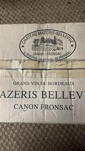 Bordeaux Canon-Fronsac Château Mazeris-Bellevue 2008