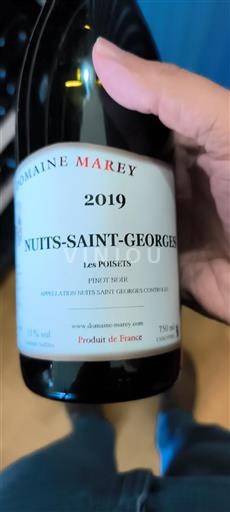 Burgundi Nuits-saint-georges Domaine Marey Les Poisets 2019