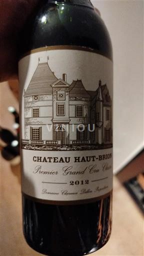 Bordeaux Pessac-Léognan Grand Cru Château Haut-Brion 2012