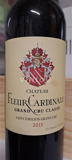 Bordeaux Saint-Émilion Grand Cru Grand Cru Classé Château Fleur Cardinale 2015