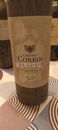 Bordeaux Montagne-saint-émilion Château Corbin 2011