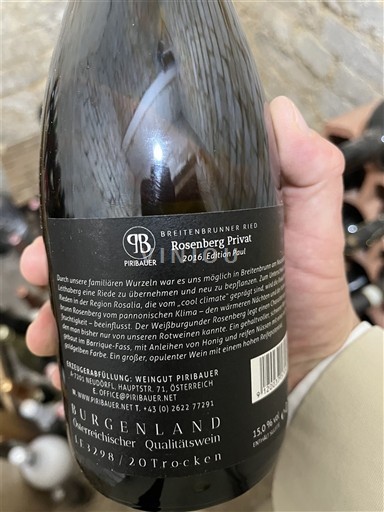 Burgenland Rosalia DAC Weingut Piribauer Rosenberg Privat Edition Paul 2016