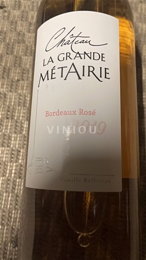 Bordeaux Bordeaux rosé Château La Grande Métairie 2019