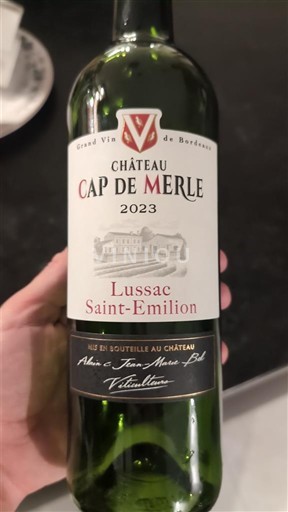 Bordeaux Lussac-Saint-Émilion Château Cap de Merle 2023