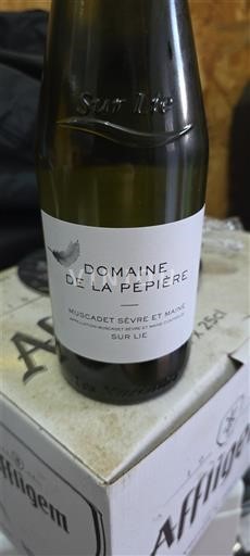 Loiren laakso Muscadet-sèvre-et-maine Domaine La Pépière 2023