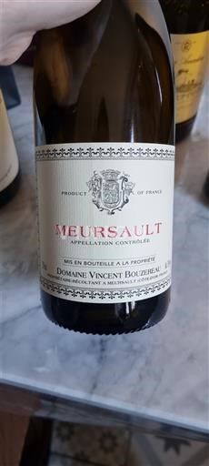 Borgogna Meursault Domaine Vincent Bouzereau 2023