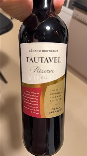 Roussillon Không được chỉ định Gérard Bertrand Tautavel Réserve 2022