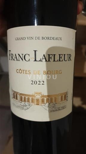 Bordeaux Côtes-de-bourg Franc-Lafleur 2022