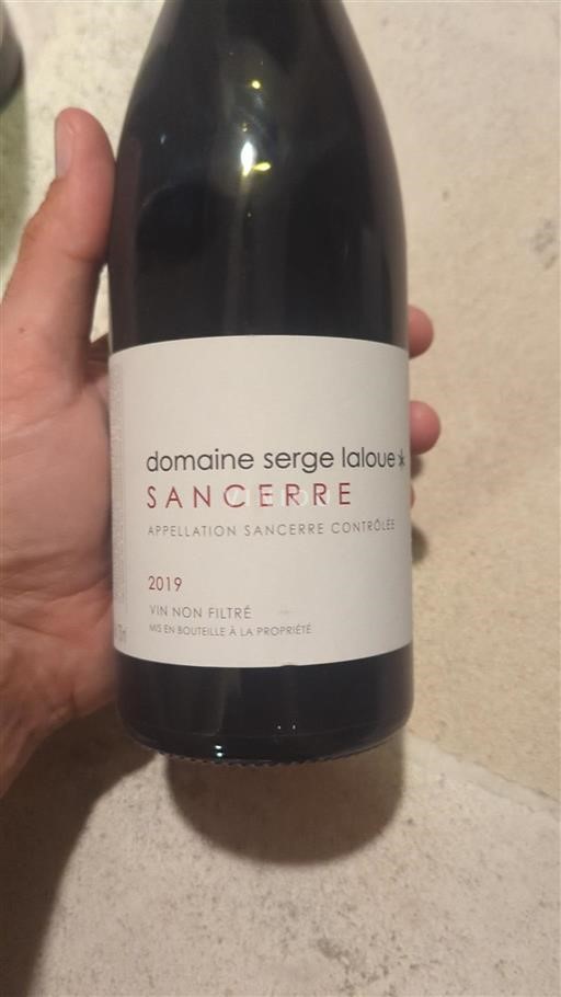 Vallée de la Loire Sancerre Domaine Serge Laloue 2019