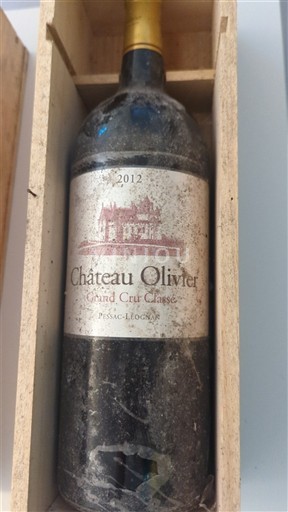 Bordeaux Pessac-Léognan Château Olivier Grand cru classé 2012