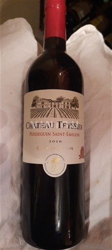 Burdeos Puisseguin-saint-émilion Château Teyssier 2016
