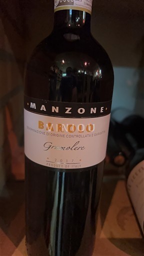 Piëmont Barolo Manzone Gramolere 2017