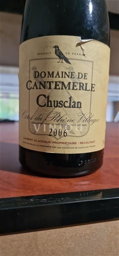 Rhône-dalen Ikke specificeret Domaine Cantemerle 2006