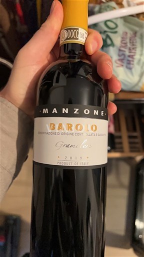 Piedmont Wines Barolo Manzone Gramolere 2019