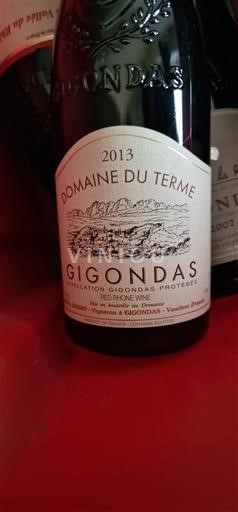 Rhône-dalen Gigondas Domaine Terme 2013