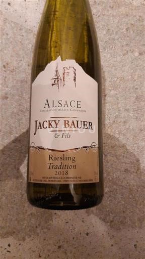 Alsace Riesling Jacky Bauer & Fils Tradition 2018