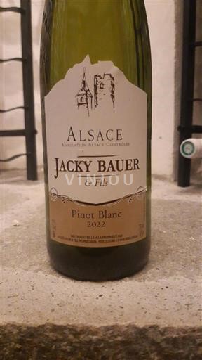 Alsace Pinot Blanc Jacky Bauer & Fils 2022