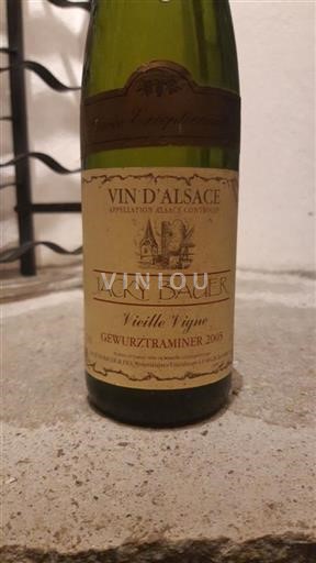Alsasko Gewürztraminer Jacky Bauer Vieille Vigne 2005