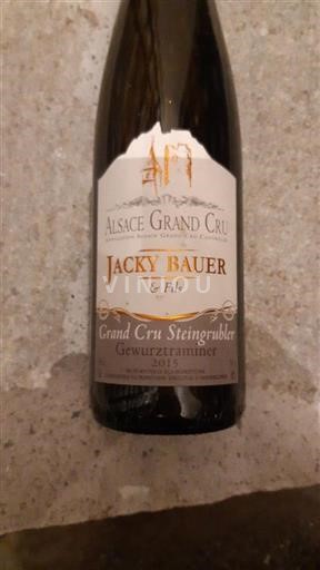 Alsace Gewurztraminer Grand Cru Jacky Bauer & Fils Steingrubler 2015