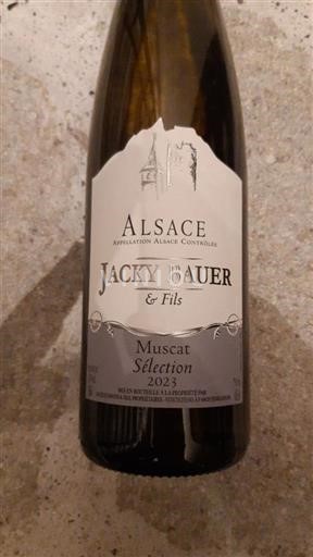 Alsace Muscat Jacky Bauer & Fils Sélection 2023
