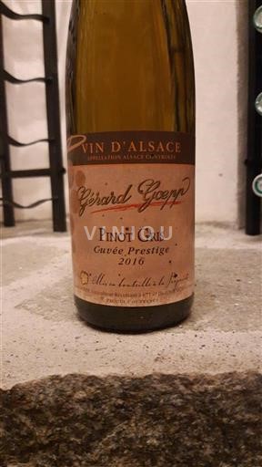 Elzas Pinot gris Gérard Goepf Prestige 2016