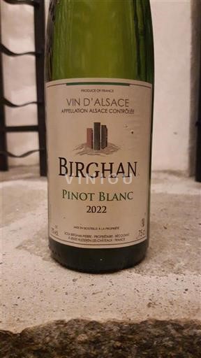 Alsace Pinot blanc Birghan 2022