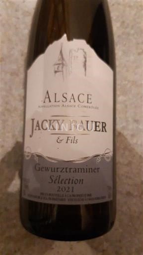 Alsace Gewurztraminer Jacky Bauer & Fils Sélection 2021