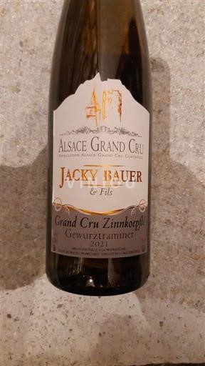Alsace Gewurztraminer Grand Cru Jacky Bauer & Fils Zinnkoepflé 2021