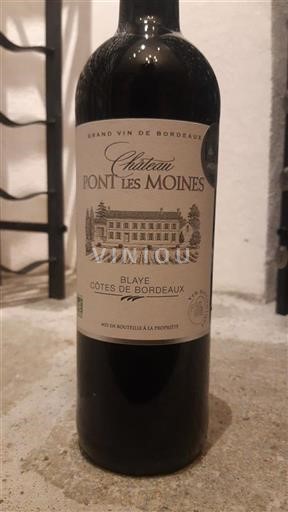 Bordeaux Blaye-côtes-de-bordeaux Château Pont Les Moines 2022