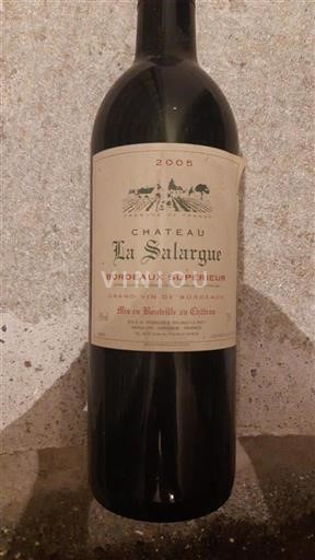 Bordeaux Bordeaux Supérieur La Salargue 2005