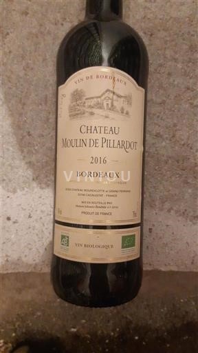 Bordeaux Château Moulin de Pillardot 2016