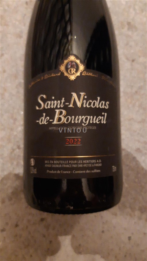 Loire Valley Saint-Nicolas-De-Bourgueil Domaine Guillot 2022