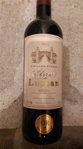 Bordeaux Médoc Château Lussan Vieilles Vignes 2013