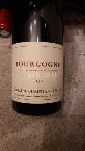 Burgundsko Domaine Christian Clerget 2017