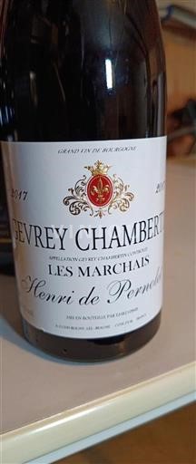 Bourgondië Gevrey-Chambertin Henri de Pernolet Les Marchais 2017