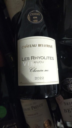 Vallée de la Loire Anjou Château Bellerive Les Rhyolites 2022