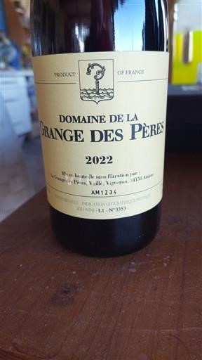 Languedoc-Roussillon Hérault Domaine La Grange des Pères 2022
