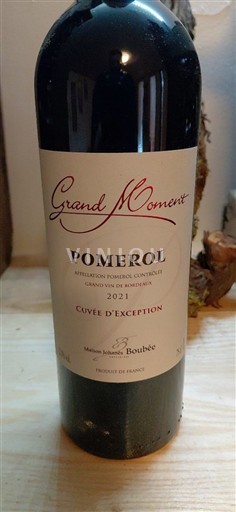 Bordeaux Pomerol Maison Boubee d'Exception 2021