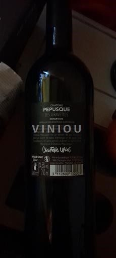 Languedoc Minervois Château Pépusque Les Gravettes 2021