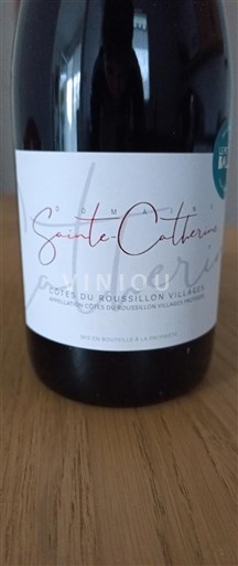Roussillon Côtes du Roussillon Villages Domaine Sainte Catherine 2023